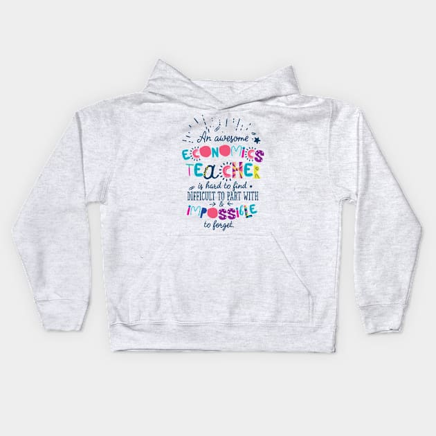 An Awesome Economics Teacher Gift Idea - Impossible to forget Kids Hoodie by BetterManufaktur